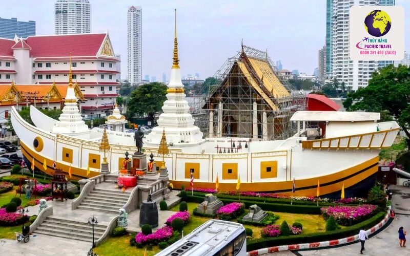 Tham quan Chùa Thuyền (Wat Yannawa)