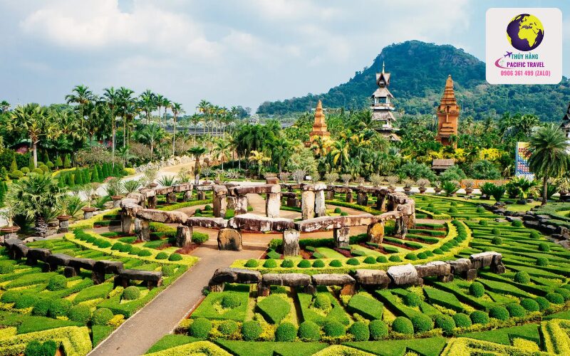 tham quan Vườn nhiệt đới Nong Nooch